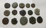 Lot of 10 Individual Identified Roman Bronze Coins from 300-400 AD