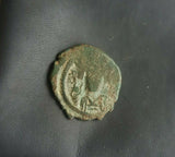 #k641# Byzantine half-follis coin of Maurice Tiberius from 582-602 AD