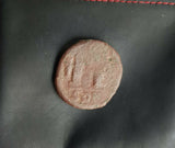#i443# Byzantine Follis coin of Justin I from 518-527 AD