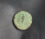 #i384# Roman bronze Dupondius coin of Trajan from 103-111 AD