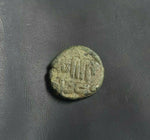 #k158# Anonymous copper Umayyad Fals coin from Spain 711-750 AD