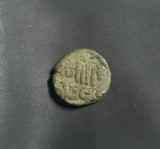 #k158# Anonymous copper Umayyad Fals coin from Spain 711-750 AD