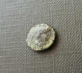 #f696# Greek bronze ae13 coin from Seleucid King Antiochus III, 222-187 BC
