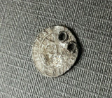 #f243# Hungarian silver fouree denar Mary I from 1385-1395 AD