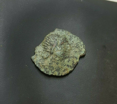 #j980# Anonymous Iberian Greek City Issue Bronze Coin of Cordoba from 75-25 BC