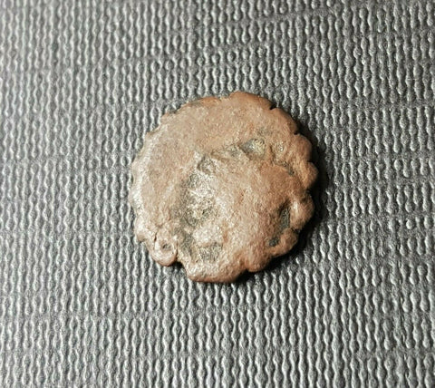 #f130# Greek bronze ae14 coin from Seleucid King Antiochus IV, 175-164 BC