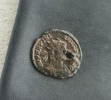 #f474#Roman bronze antoninianus coin issued by Maximian I from 291 AD