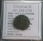 #g519# Roman Antoninianus coin of Claudius II from 268-270 AD (Felicitas)