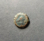 #f370# Greek bronze ae14 coin from Seleucid King Demetrius I from 162-150 BC