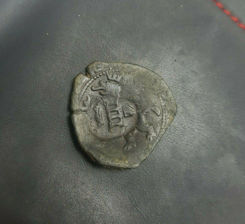 #j306# Spanish Countermarked 4 maravedis coin of Philip IV, 1655 AD