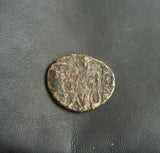 #j764# Greek Seleucid Bronze Coin of Antiochus I from 281-261 BC (monogram)