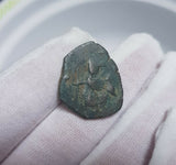 Individual Byzantine Follis coins of Emperor Constans II from 641-668 AD