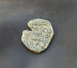 #I268# Spanish Countermarked 4 maravedis coin of Philip IV, 1659 AD