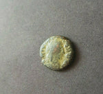 #g131# Byzantine pentanummium coin of Justin I from 518-525 AD (Tyche)