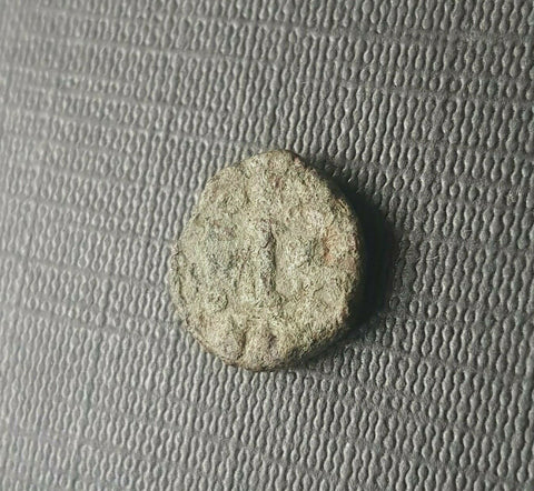 #f836# Byzantine Quarter Follis coin of Justinian I from 527-565 AD