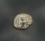 #h539# Byzantine Follis coin of Constans II from 641-668 AD (Constantinople)