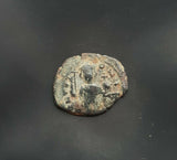 #h539# Byzantine Follis coin of Constans II from 641-668 AD (Constantinople)