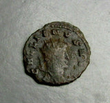 #L304# Roman copper Antoninianus coin of Gallienus, minted between 260-268 AD.