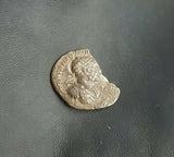 #h224# Roman silver denarius coin of Trajan from 116 AD