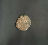 #j574# Hungarian copper Quarting coin of Sigismund I from 1387-1437 AD