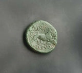 #g604# Greek bronze Macedonian coin of King Lysimachos from 305-281 BC