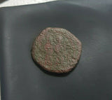 #i553# Byzantine 1/2 follis coin of Justin II from 565-578 AD