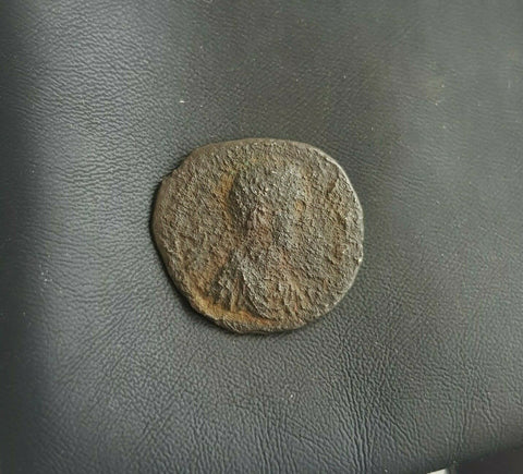 #j749# Roman provincial bronze coin of Caracalla from 196-197 AD (Odessos)