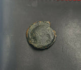 #j976# Anonymous Iberian Greek City Issue Bronze Coin of Cordoba from 75-25 BC