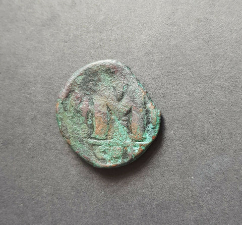 Justin Coin #g626# Byzantine Follis coin of Justin I from 518-527 AD – CCcoins and ...