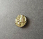 #g130# Byzantine pentanummium coin of Justin I from 518-525 AD (Tyche)