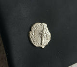 #j259# Roman silver denarius coin of Antoninus Pius from 153-154 AD
