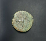 #j948# Anonymous Iberian Greek City Issue Bronze Coin of Castulo from 200-100 BC