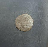 #j828# Ottoman copper Mangir coin of Bayezid I from 1389-1402 AD