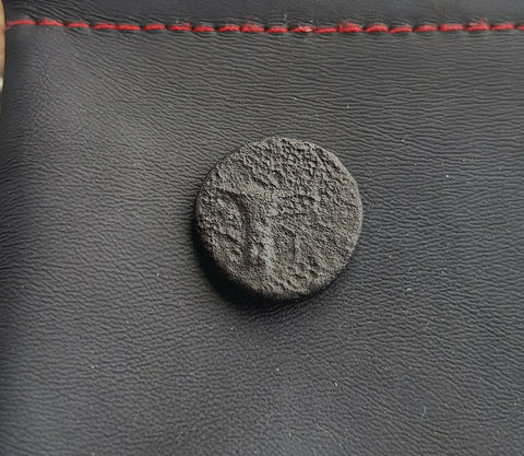 #i131# Anonymous Greek City Issue Bronze Coin of Kyme 350-250 BC