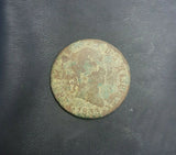 #k122# Spanish Medieval 4 maravedis coin of Ferdinand VII from 1833 AD