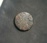 #k228# Roman Quadrans bronze coin of Claudius I from 41 AD