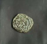 #I283# Spanish Countermarked 4 maravedis coin of Philip IV, 1659 AD