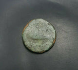 #k584# Anonymous Iberian Greek City Issue Bronze Coin of Gades from 200-100 BC