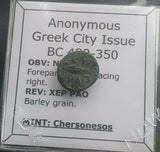 #j763# Anonymous Greek city issue bronze coin from Chersonesos 480-350 BC