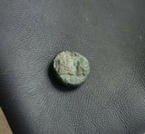 #j371# Tiny Anonymous Greek City Issue Bronze Coin of Pergamon from 450-400 BC