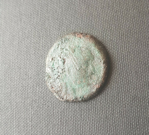 #e054# Large Greek bronze ae22 coin from Seleucid King Antiochus IV, 175-164 BC