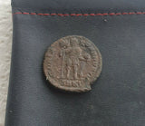 #h893# Roman Bronze coin issued by Honorius from 393-395 AD