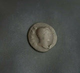 #i690# Roman limes denarius coin of Antoninus Pius from 161 AD