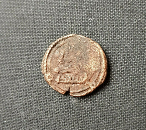 #f965# Abbasid copper Fals coin of al-Mahdi Muhammad from 775-785 AD