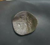 #h725# Byzantine Trachy coin of Alexius III from 1194-1204 AD (Constantinople)