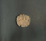 #j574# Hungarian copper Quarting coin of Sigismund I from 1387-1437 AD