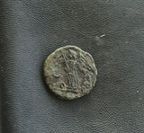 #j405# Commemorative Roman Bronze coin issued by Constantine I from 330-340 AD.