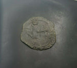 #h550# Spanish Medieval 2 maravedis coin of Philip II from 1580-1591 AD