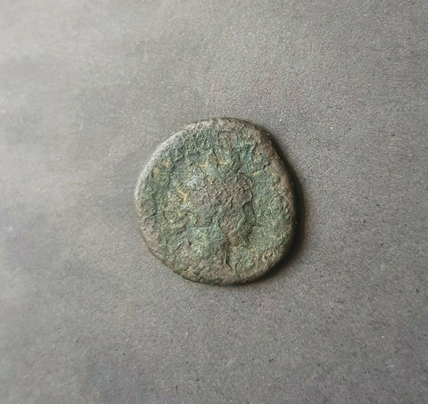 #g523# Roman bronze coin of Tetricus II from 272-274 AD
