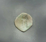 #h720# Byzantine Trachy coin of Alexius III from 1194-1204 AD (Constantinople)